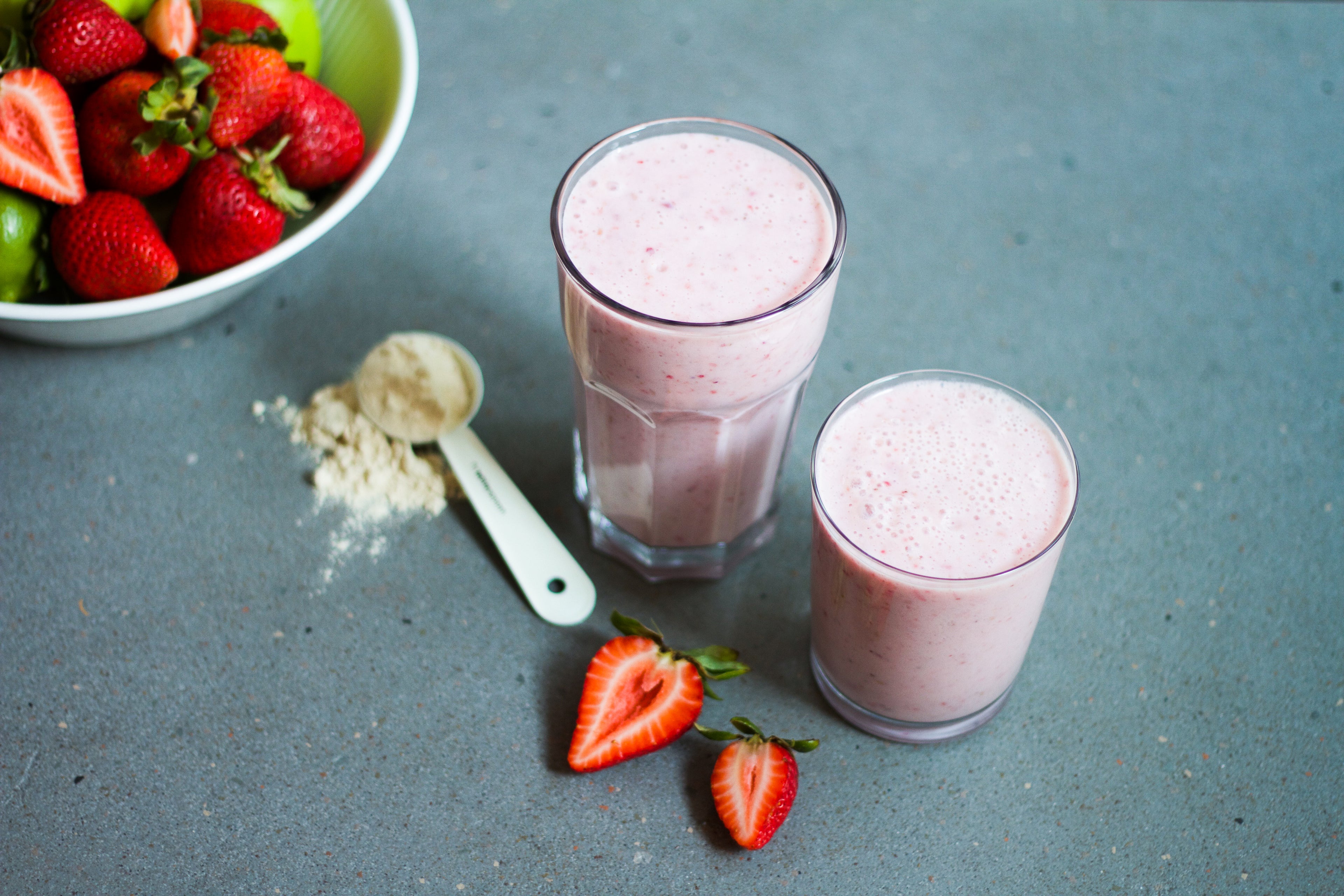 MOVE Recette smoothie protéiné fraises tofu