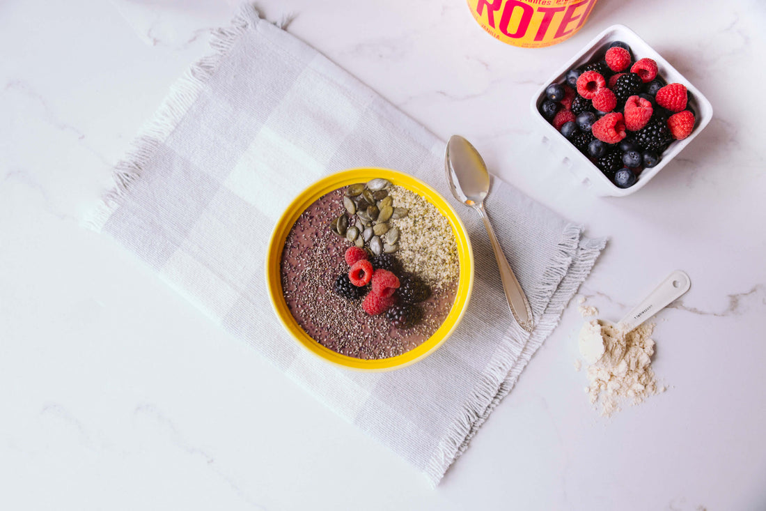 MOVE Recette smoothie bowl protéiné açaï