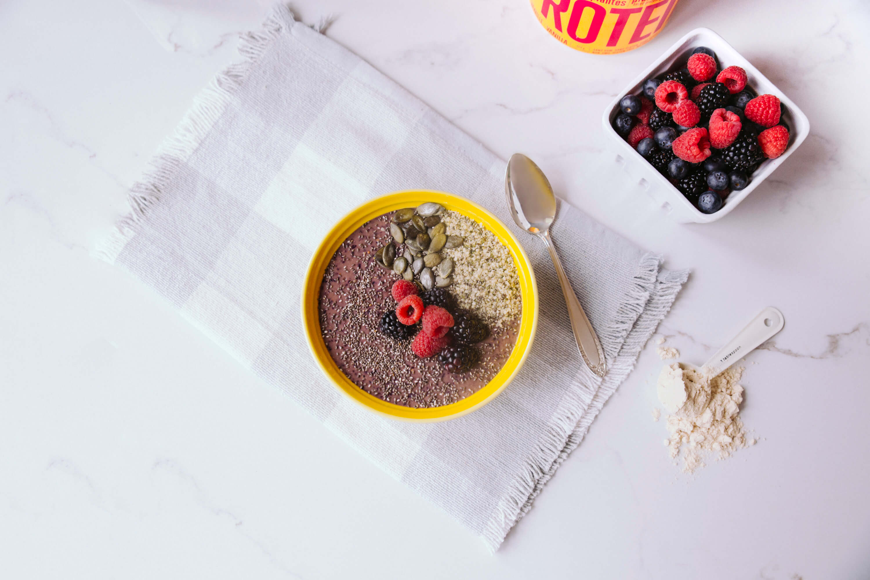 MOVE Recette smoothie bowl protéiné açaï