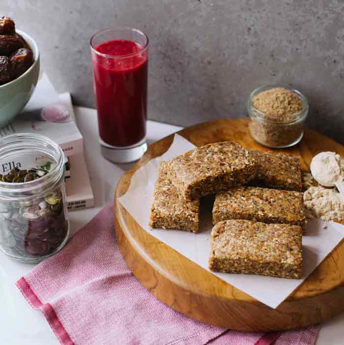 Barres protéinées aux dattes et à la noix de coco